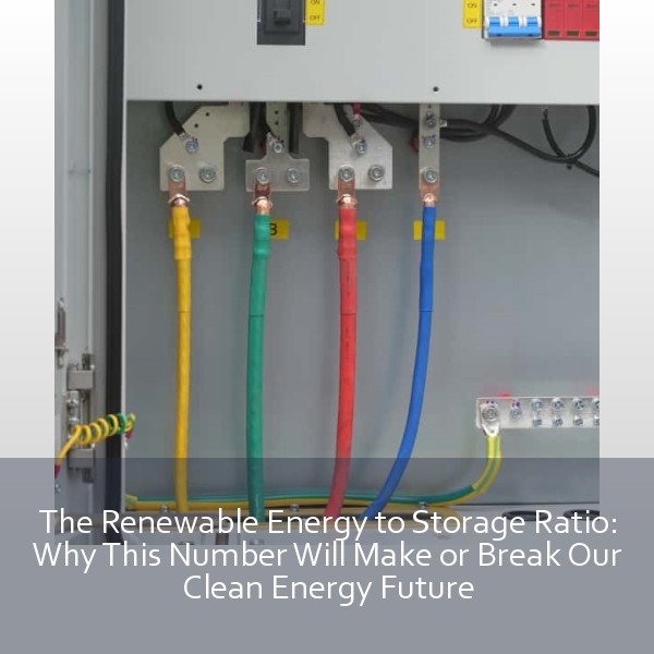 The Renewable Energy to Storage Ratio: Why This Number Will Make or Break Our Clean Energy Future
